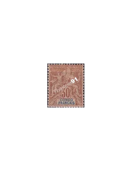 Congo, n° 20 charnière, timbres des colonies françaises