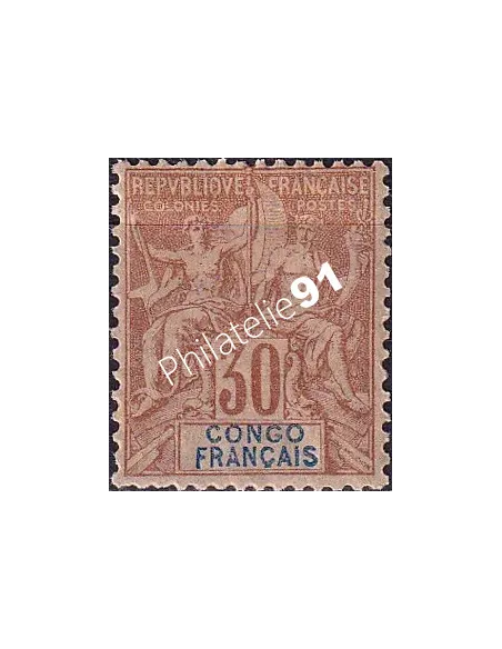 Congo, n° 20 charnière, timbres des colonies françaises