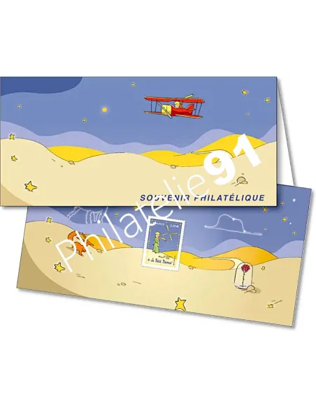souvenir philatélique Le Petit Prince 80 ans, timbres de France