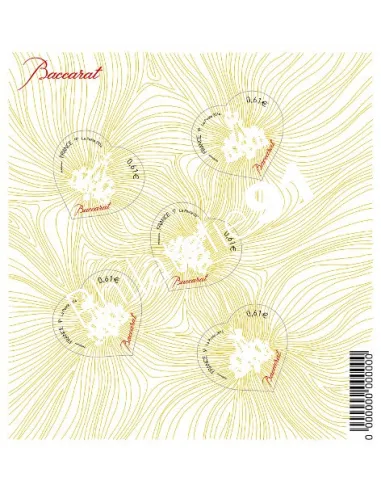 BF 134 - Saint Valentin. Coeur Baccarat. Collection timbrs France