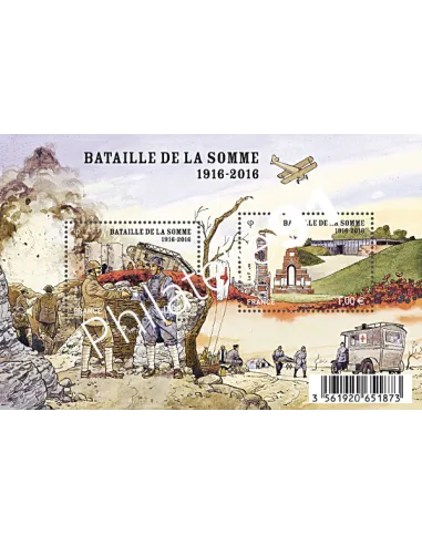 Bloc Bataille de la Somme,collection timbres France