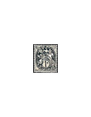 Timbre de France n° 107, Type Blanc, collection timbres  France