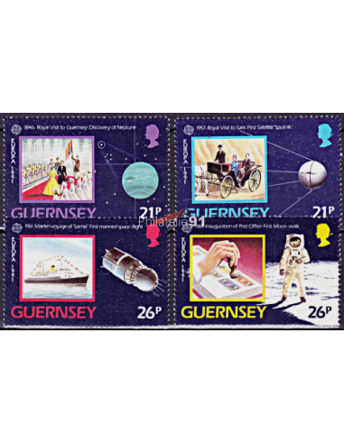 GUERNESEY - n°  520 à 523 ** - EUROPA...