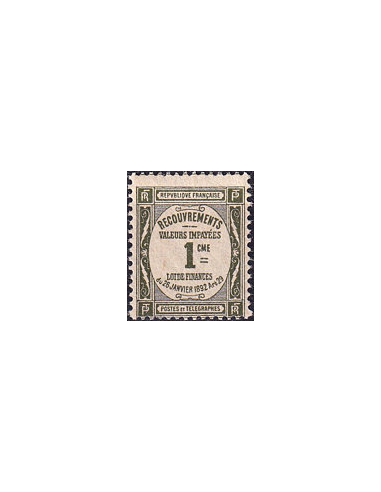 Timbre-taxe n°   43a ** (Papier GC) -...