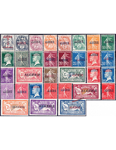 ALGERIE - n°    1  - 33 * - Timbres...