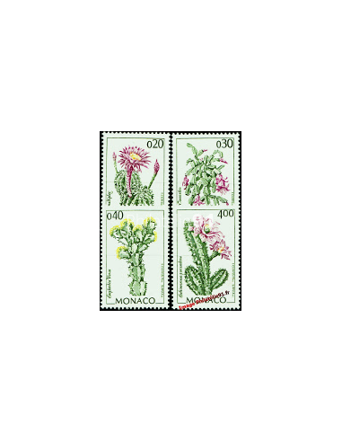 MONACO - n° 1915 à 1918 - Flore - Cactus