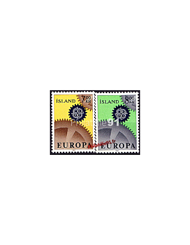 ISLANDE - n°  364 à 365 ** - EUROPA 1967