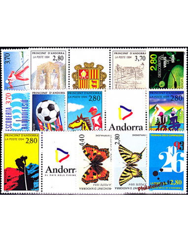 Andorre français - Année 1994 - Neuve**