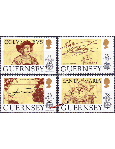 GUERNESEY - n°  560 à 563 ** - EUROPA...