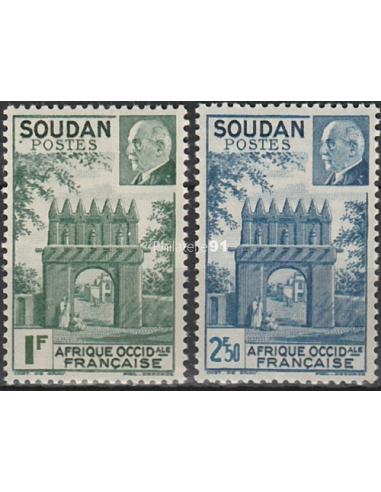 Soudan - n°  129 à 130  ** - Pétain