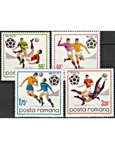 Roumanie -  n° 2539 à 2542 ** - Football
