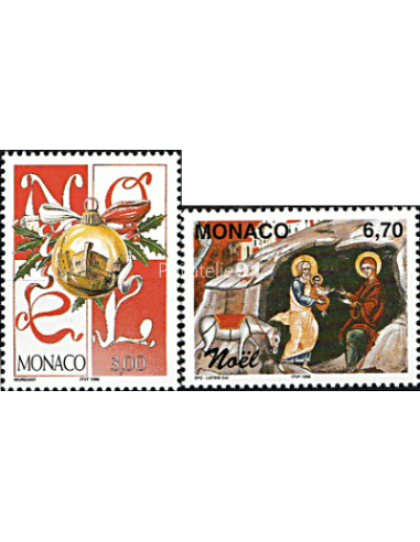 MONACO - n° 2177 - 2178 - Noël 1998