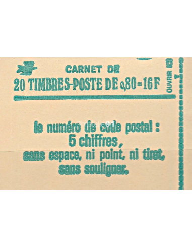 Carnet n° 1970-C1 - Type SABINE