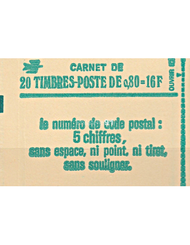Carnet n° 1970-C1a - Type SABINE