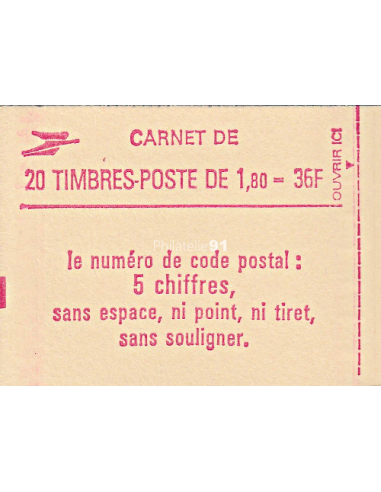 Carnet n° 2220-C8 - Type LIBERTE de...
