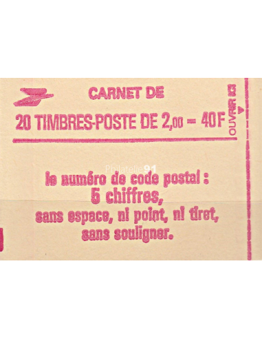 Carnet n° 2274-C4 - Type LIBERTE de...