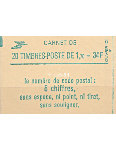 Carnet n° 2318-C1 - Type LIBERTE de...