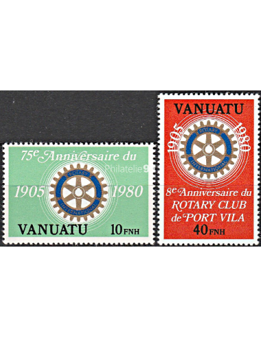 VANUATU -  n°  609 à 610 ** - Rotary...