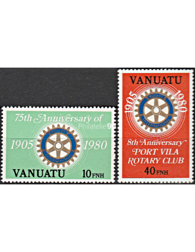 VANUATU -  n°  611 à 612 ** - Rotary...