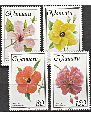 VANUATU -  n°  903 à 906 ** - Fleurs....