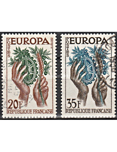 n°  1122 à 1123 Oblitérés - Série Europa