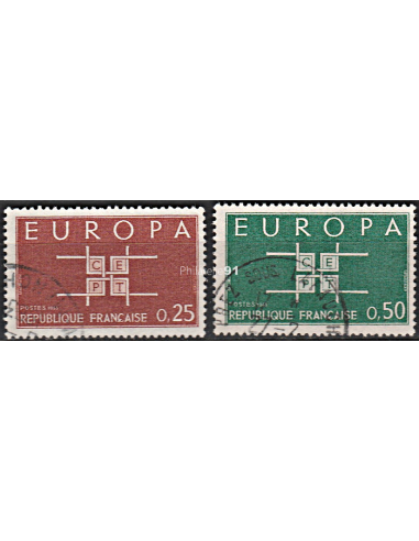 n°  1396 à 1397 Oblitérés - Série Europa