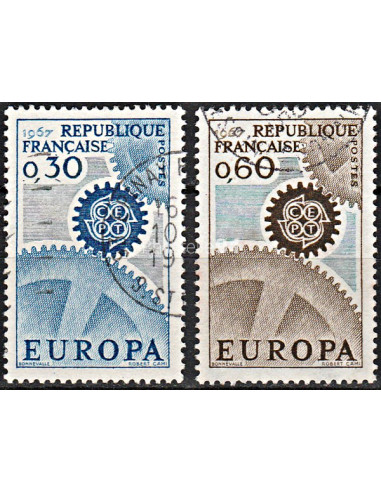 n°  1521 à 1522 Oblitérés - Série Europa