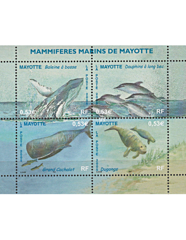 Mayotte - n°  173 à 176 ** (Feuille)...
