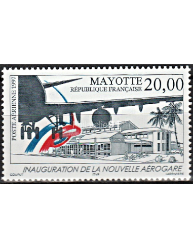 Mayotte - PA n°    1 ** - Aérogare de...