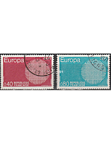 n°  1637 à 1638 Oblitérés - Série Europa