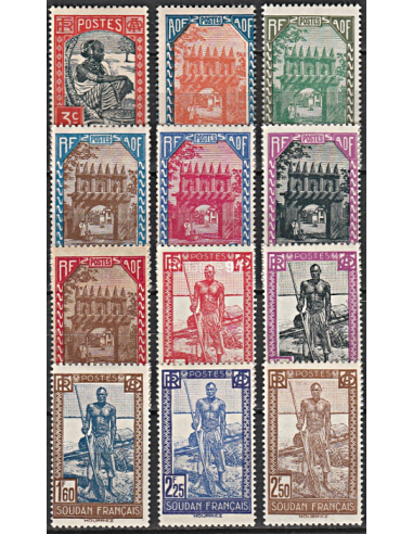 Soudan - n°  110 à 121 * type de 1931-38