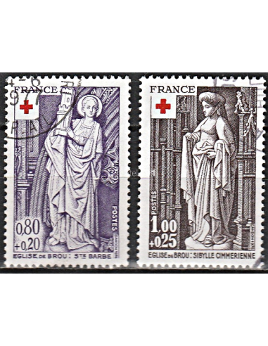 n°  1910 à 1911 Oblitérés - Croix-Rouge