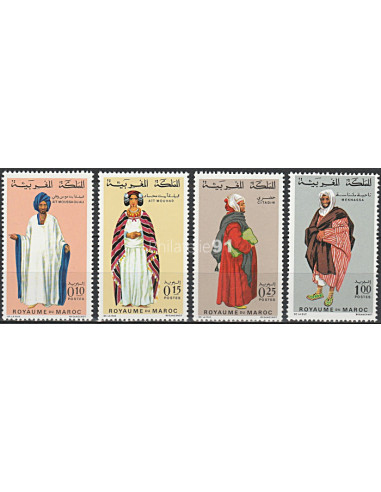 Maroc - n°  590 à 593 - Costumes