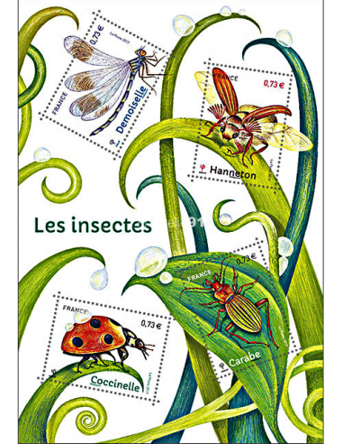 n° 5147 à 5150 (F5148) ** - Insectes...