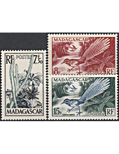 MADAGASCAR - n° 322 à 324 * - Faune...