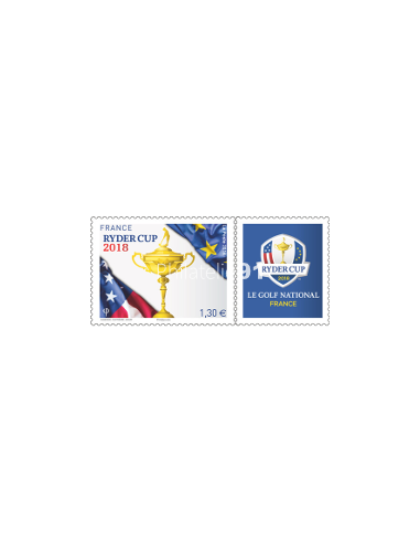 n° 5245 **  - Timbre Ryder Cup 2018...
