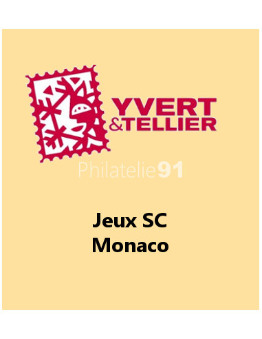 1991 à 1994 - MONACO - Jeu SC 1991 à...