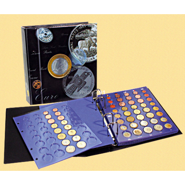 Safe Album numismatique premium pour séries d'euros - Stamps 4 Everyone