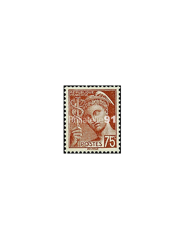 Timbre n°  416A ** - Type Mercure