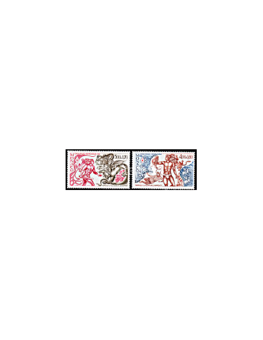 MONACO - n° 1494 à 1495 - Croix-rouge...