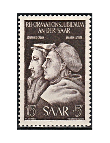 SARRE - n°  295  ** - Calvin et Luther