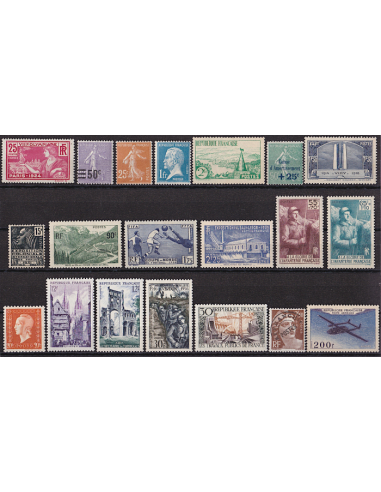 - FRANCE - Lot de timbres neufs avec...