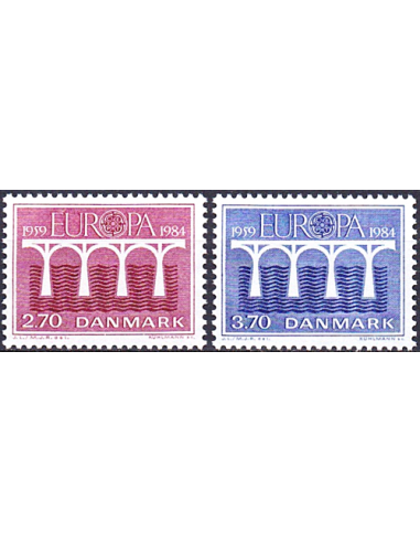 DANEMARK - n° 809 et 810 ** - EUROPA...