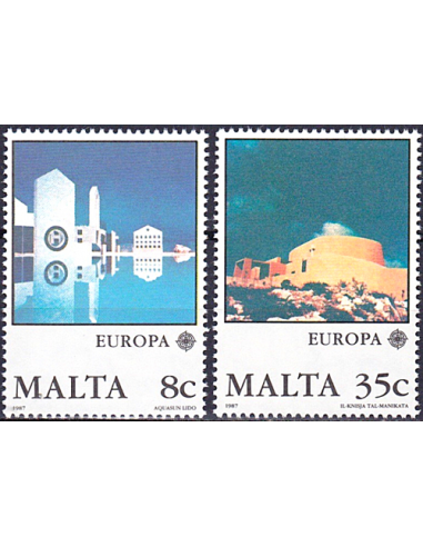 MALTE - n° 747 à 748 ** - EUROPA 1987...