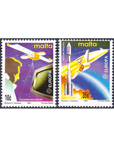 MALTE - n° 833 à 834 ** - EUROPA 1991...