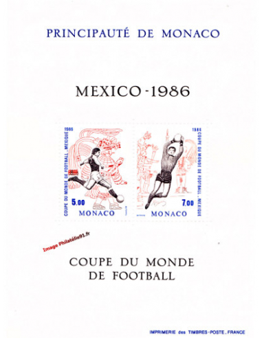 MONACO - BF n°   35 ** - Mexico 86 -...