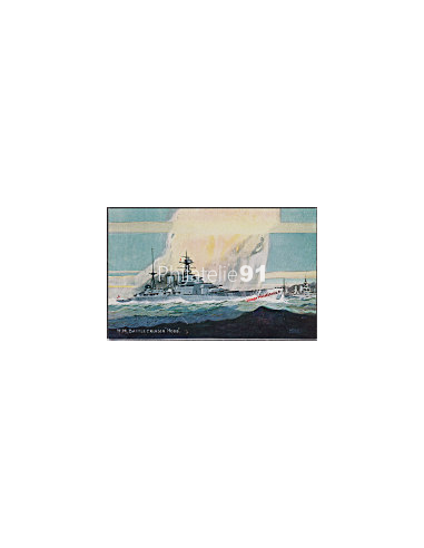 Carte postale - Croiseur H.M.BATTLE...