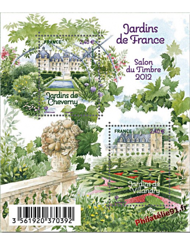 n° 4580 à 4581 (F4580) Jardins de France