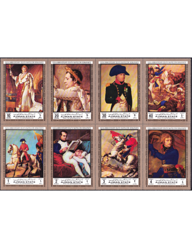 AJMAN - Série de timbres grand format...