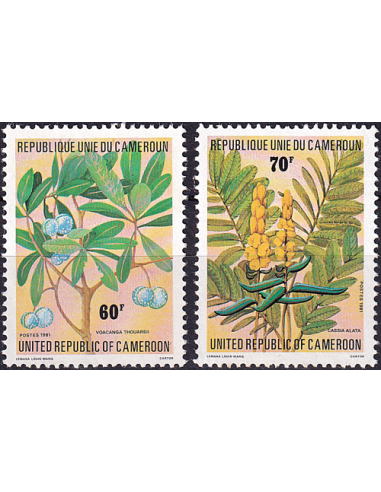 CAMEROUN - n°  679 à 680 ** - Plantes...